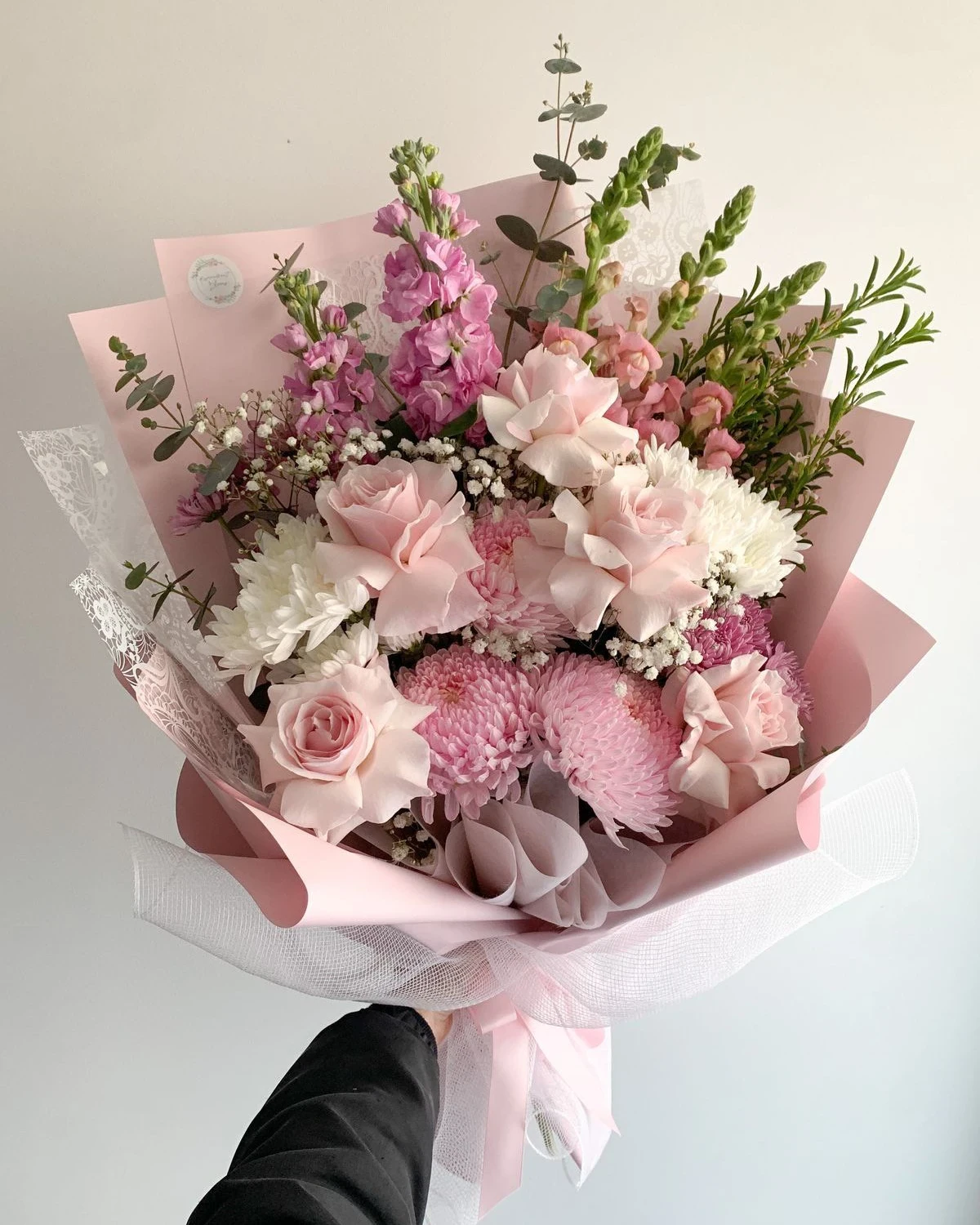 Букет Розовый фарфор